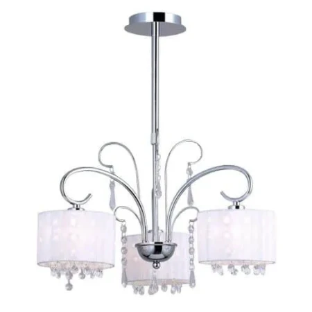Lampa wisząca abażur SPAN MDM1583/3 WH  - Italux